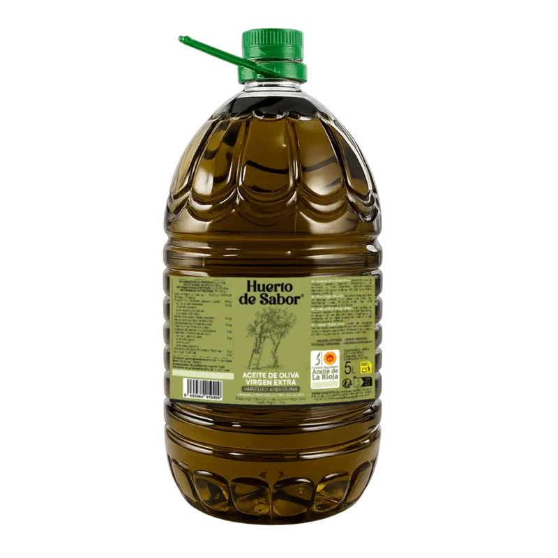 Aceite de Oliva Virgen Extra Arbequina PET 5 L Acidez: <= 0,8º · 3 unidades · La Fragua
