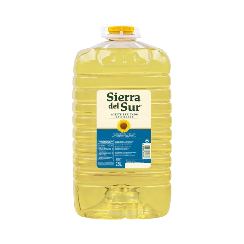 Aceite de Girasol PET 25 L Acidez: <= 0,2º · La Fragua