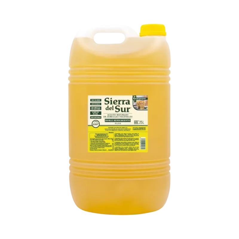 Aceite Freidora Doble Rendimiento Plus Garrafa 25 L Acidez: <= 0,2º · La Fragua