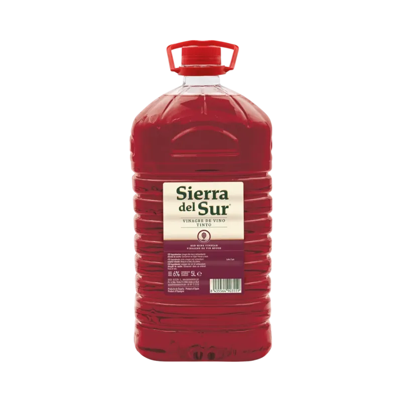 Vinagre de Vino Tinto PET 5 L Acidez: 6 % · 3 unidades · La Fragua