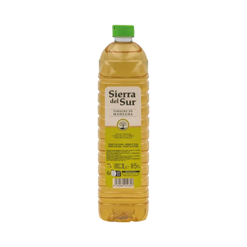 Vinagre de Manzana (Sidra) PET 1 L Acidez: 5% · 12 unidades · La Fragua
