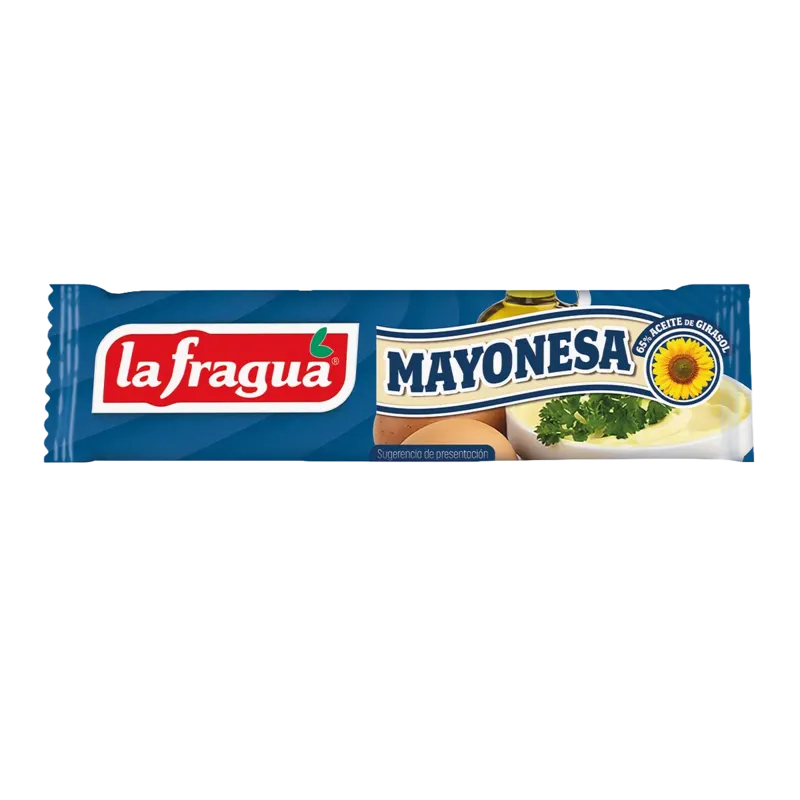 Mayonesa (65% Aceite Girasol) Monodosis 10 g · 200 unidades · La Fragua