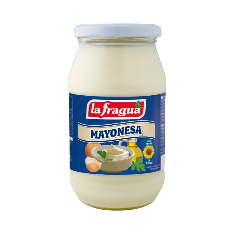 Mayonesa (65% Aceite Girasol) Tarro 1/2 kg · 12 unidades · La Fragua