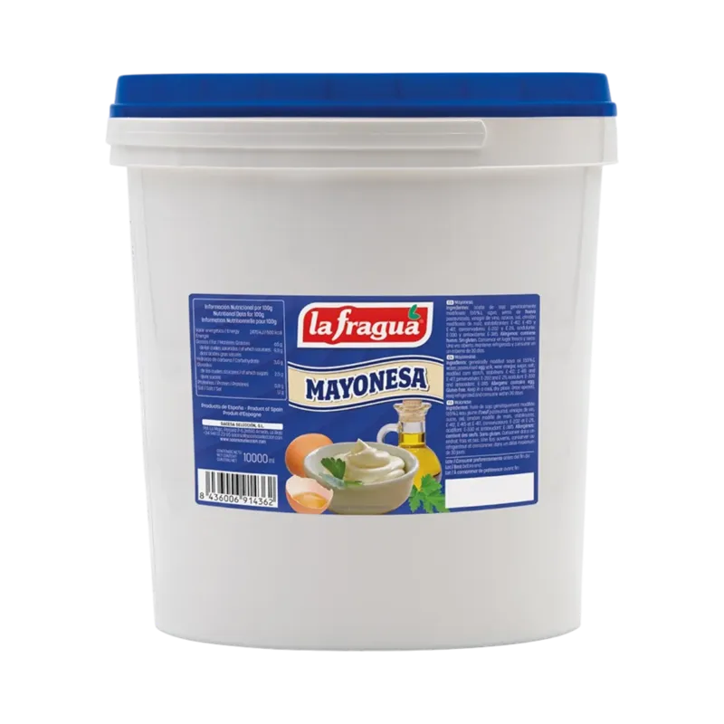 Mayonesa (65% Aceite) Cubo 10 kg · La Fragua