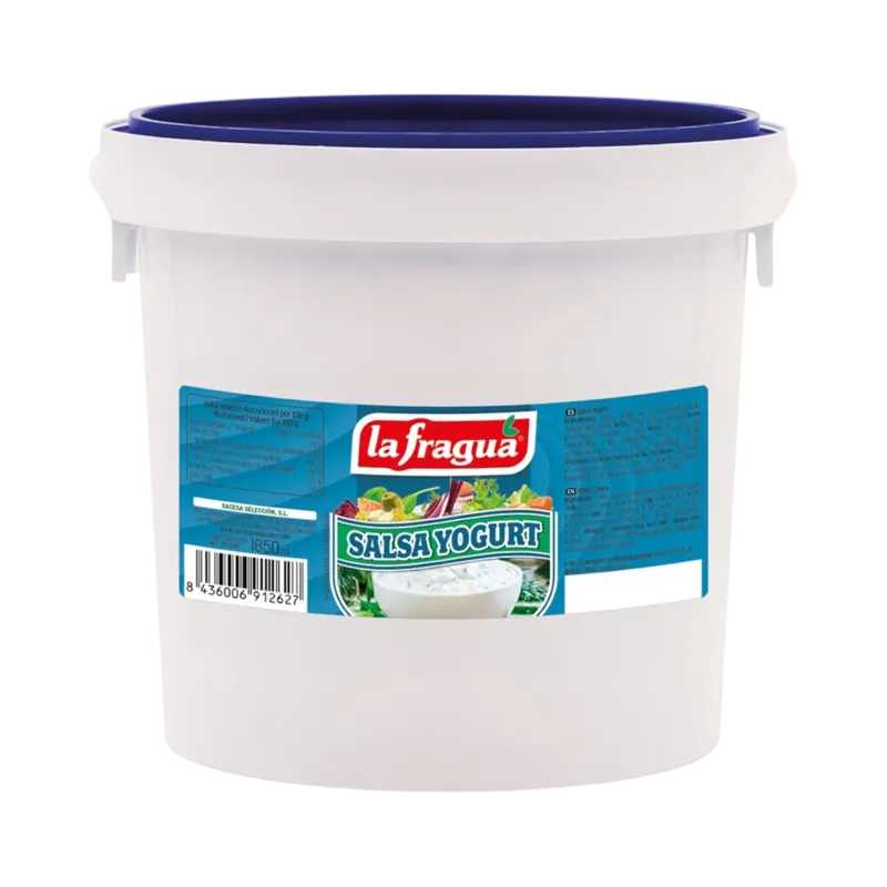 Salsa Yogurt Cubo 2 kg · 4 unidades · La Fragua