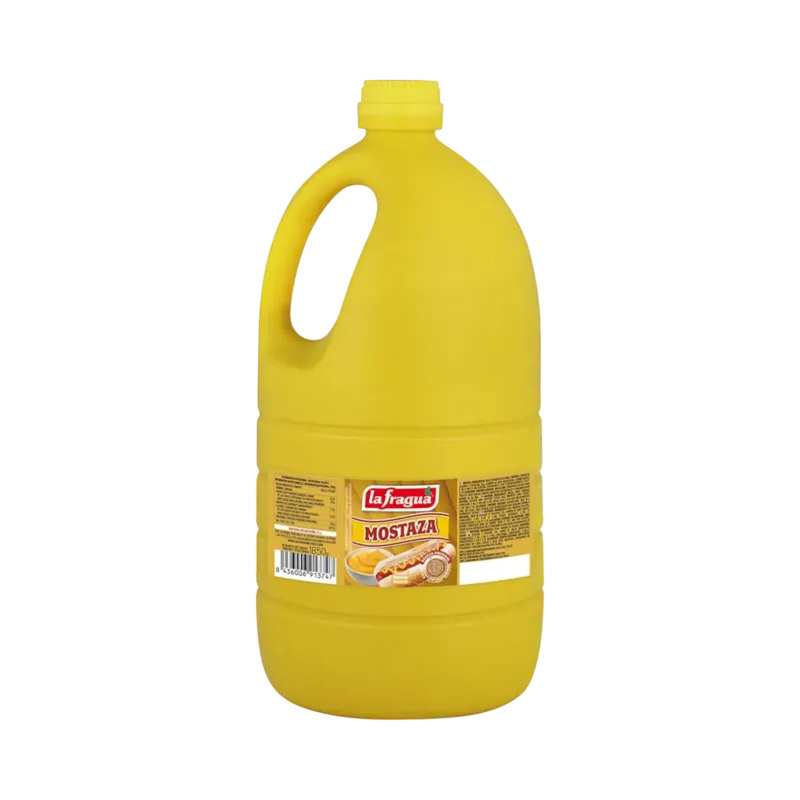 Mostaza Garrafa 2 kg · 6 unidades · La Fragua