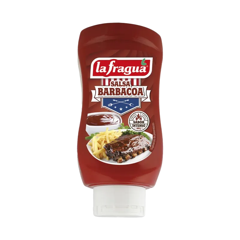 Salsa Barbacoa Bote 300 g · 12 unidades · La Fragua
