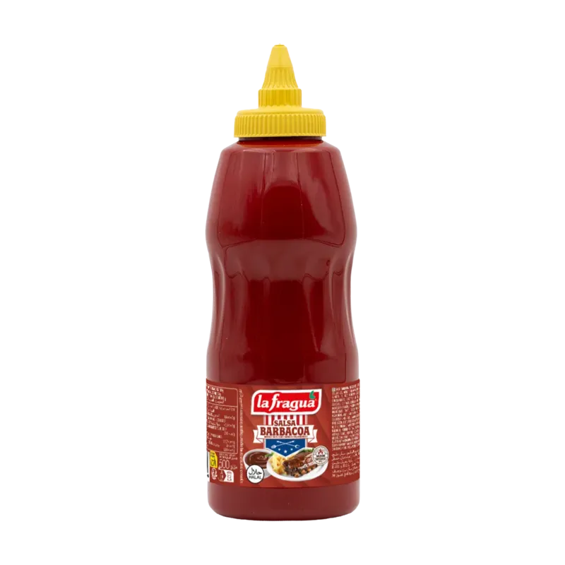 Salsa Barbacoa Biberón 500 g Tapón giratorio · 12 unidades · La Fragua
