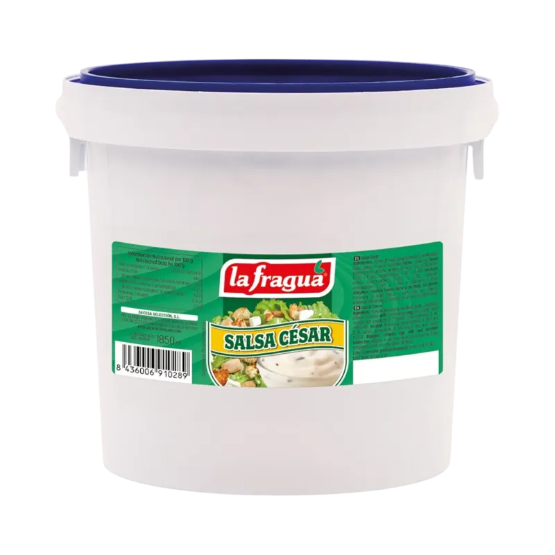 Salsa César Cubo 2 kg · 4 unidades · La Fragua