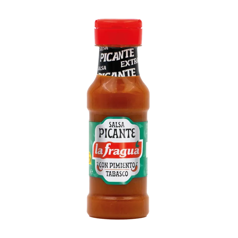 Salsa Picante con Pimiento TABASCO PET 100 ml · 12 unidades · La Fragua