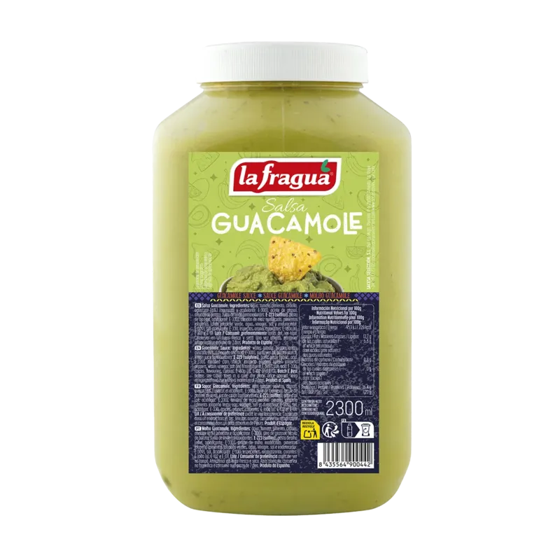 Salsa Guacamole Garrafa 2 kg · 4 unidades · La Fragua