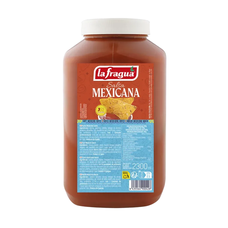 Salsa Mexicana-Taco Suave Garrafa 2 kg (Especial Taco) · 4 unidades · La Fragua