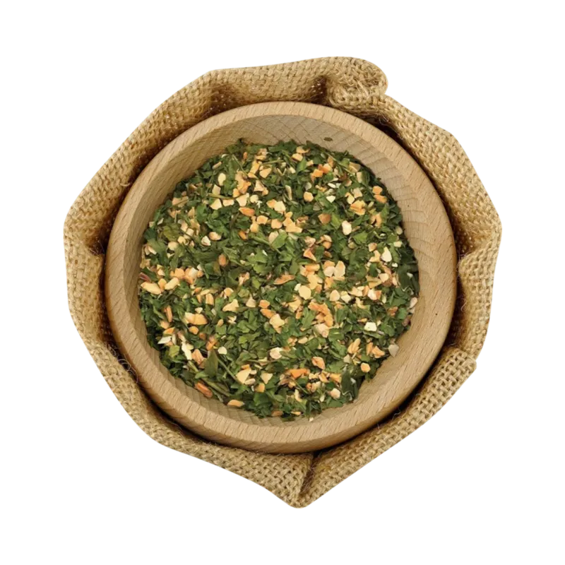 Ajo-Perejil PET 600 g · 6 unidades · La Fragua