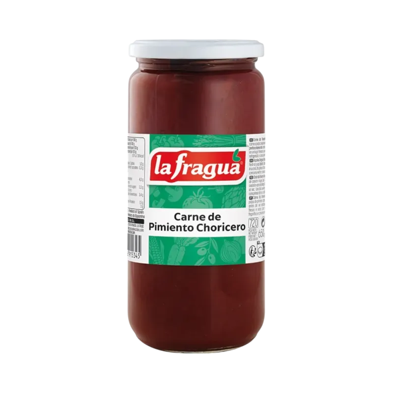 Carne de Pimiento Choricero Tarro-720 · 12 unidades · La Fragua
