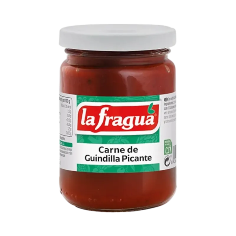 Carne de Guindilla Picante Tarro-156 · 20 unidades · La Fragua