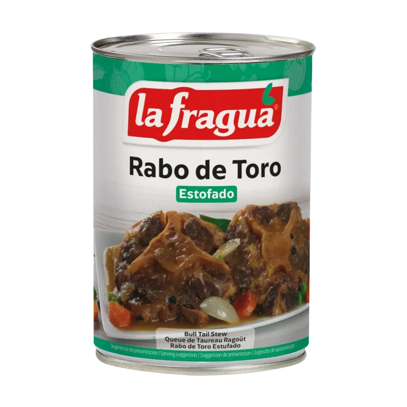 Rabo de Toro Estofado Lata 1/2 kg F.A. - Apilable · 6 unidades · La Fragua