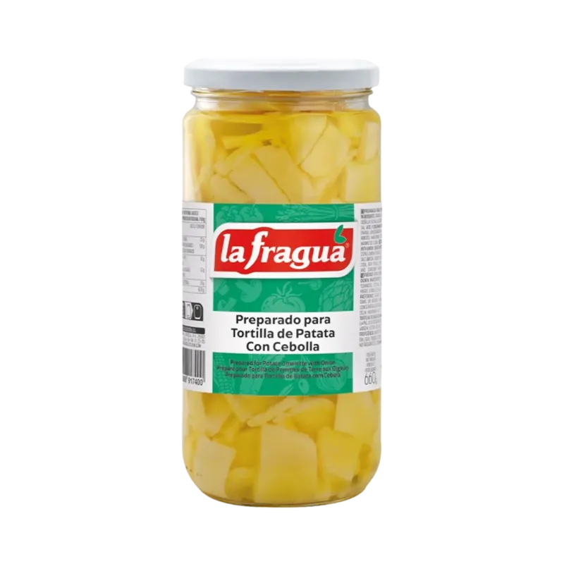 Preparado de Tortilla de Patata + Cebolla Tarro-720 · 12 unidades · La Fragua