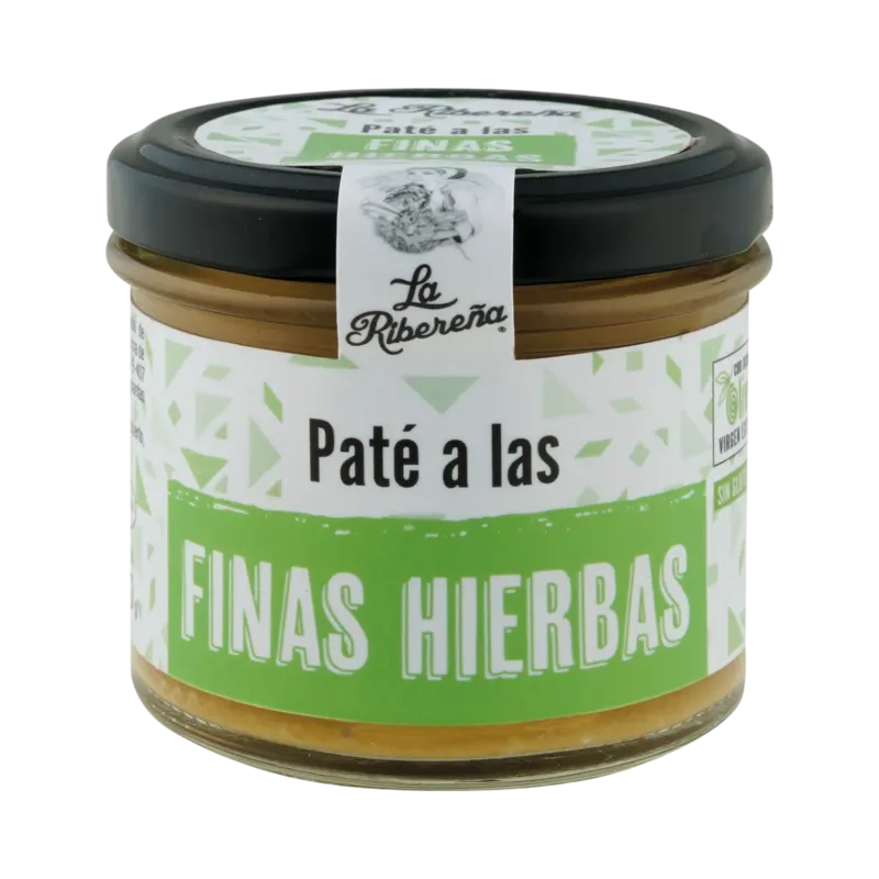 Paté a las Finas Hierbas Tarro-110 g · 12 unidades · La Fragua