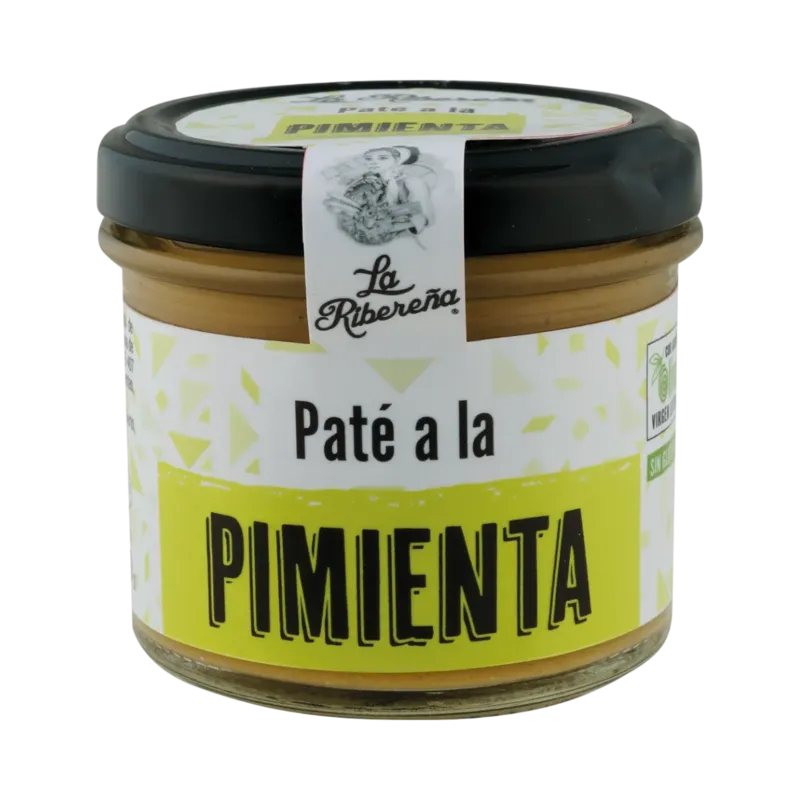 Paté a la Pimienta Tarro-110 g · 12 unidades · La Fragua