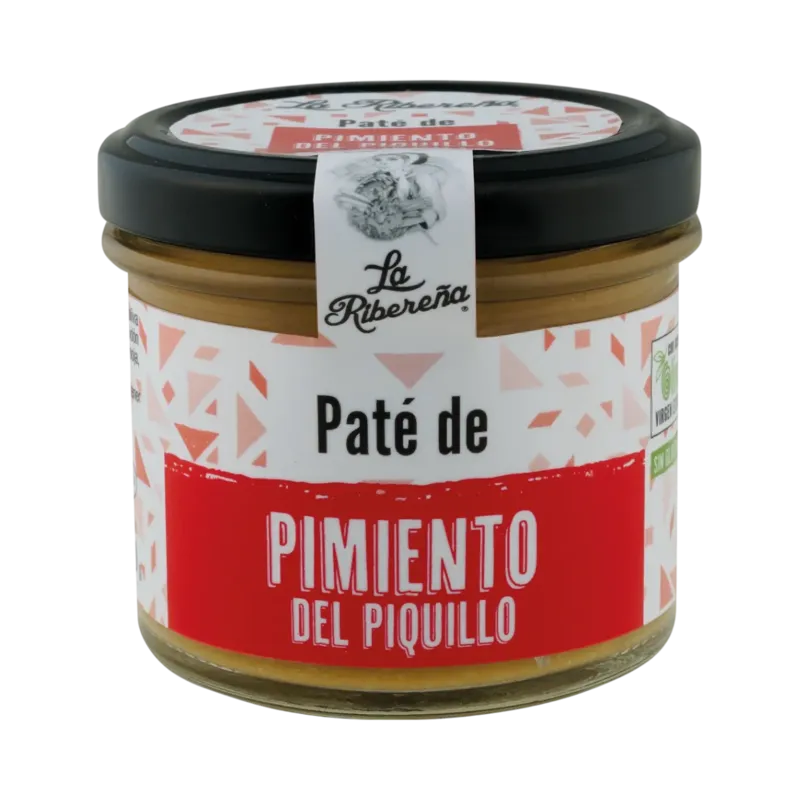Paté de Pimiento del Piquillo Tarro-110 g · 12 unidades · La Fragua