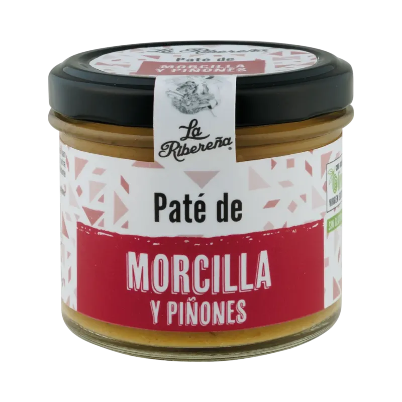 Paté de Morcilla y Piñones Tarro-110 g · 12 unidades · La Fragua