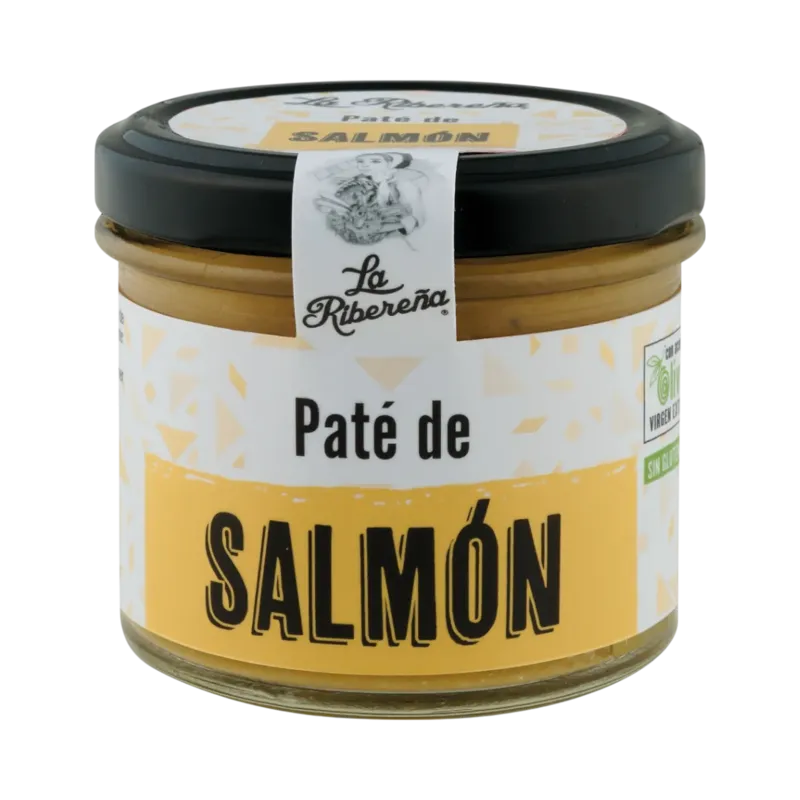 Paté de Salmón Tarro-110 g · 12 unidades · La Fragua
