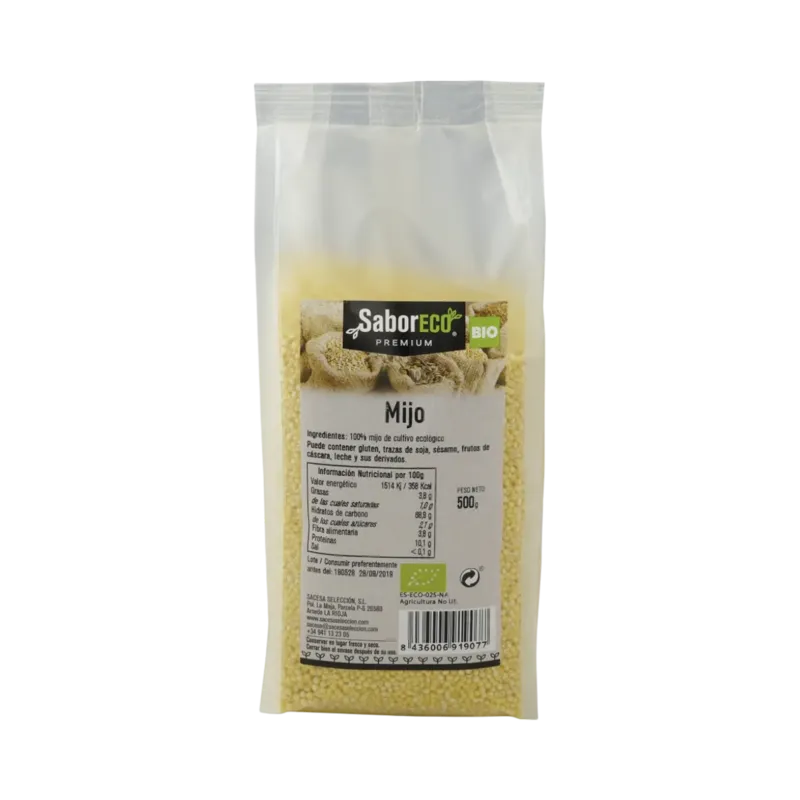 Mijo BIO Bolsa 500 g · 8 unidades · La Fragua