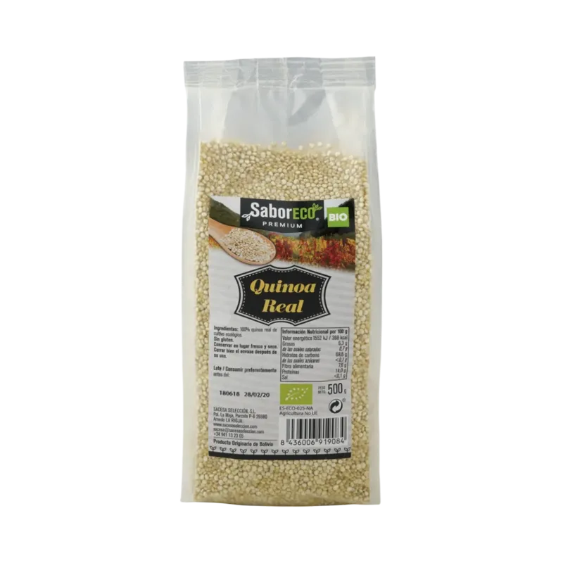 Quinoa Real Bolivia BIO Bolsa 500 g · 8 unidades · La Fragua