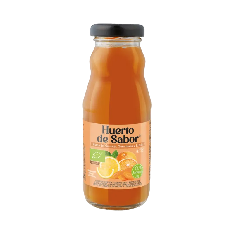 Zumo ACE BIO Botella 200 ml (Zanahoria, Naranja y Limón) · 24 unidades · La Fragua