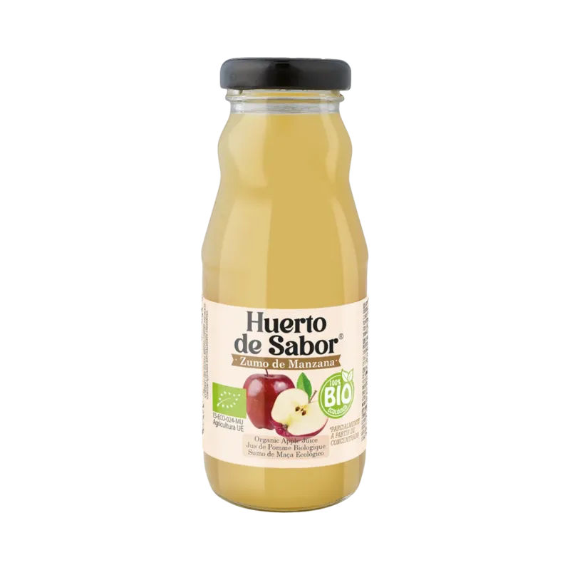 Zumo de Manzana BIO Botella 200 ml · 24 unidades · La Fragua