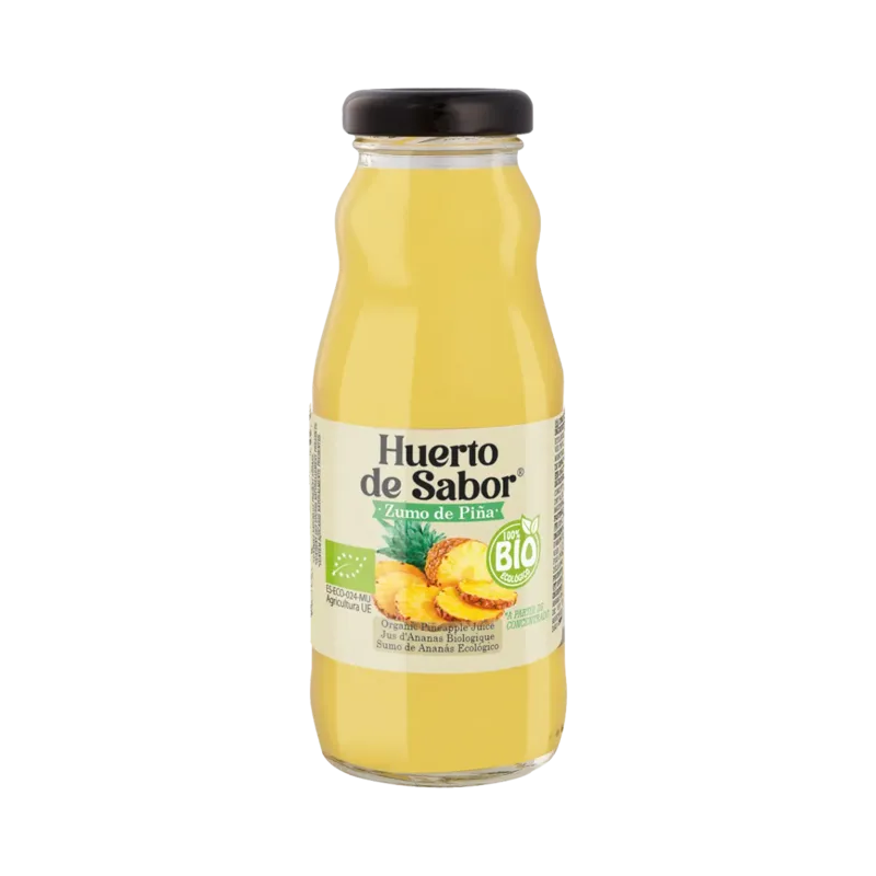 Zumo de Piña BIO Botella 200 ml · 24 unidades · La Fragua