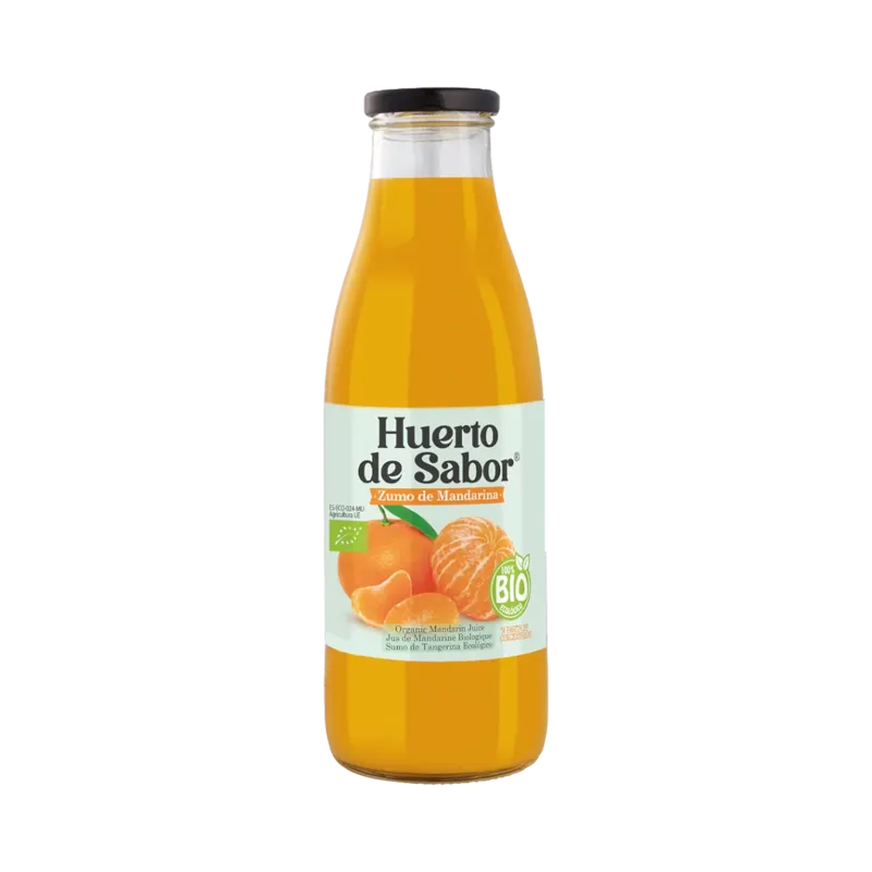 Zumo de Mandarina BIO Botella 750 ml · 12 unidades · La Fragua