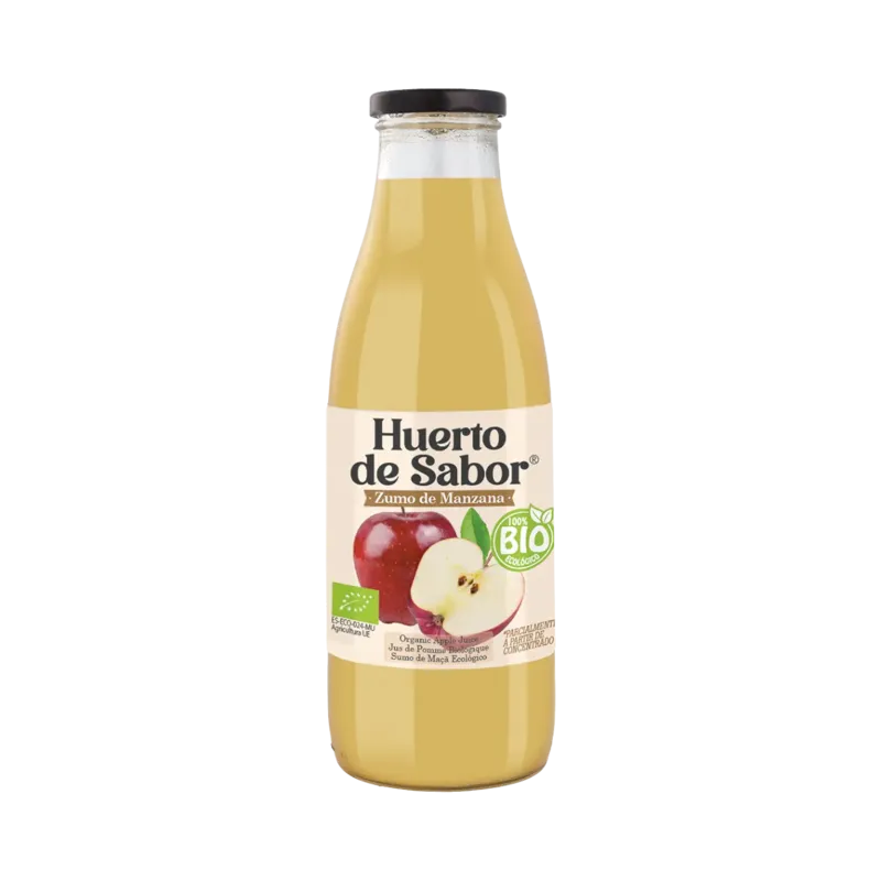 Zumo de Manzana BIO Botella 750 ml · 12 unidades · La Fragua