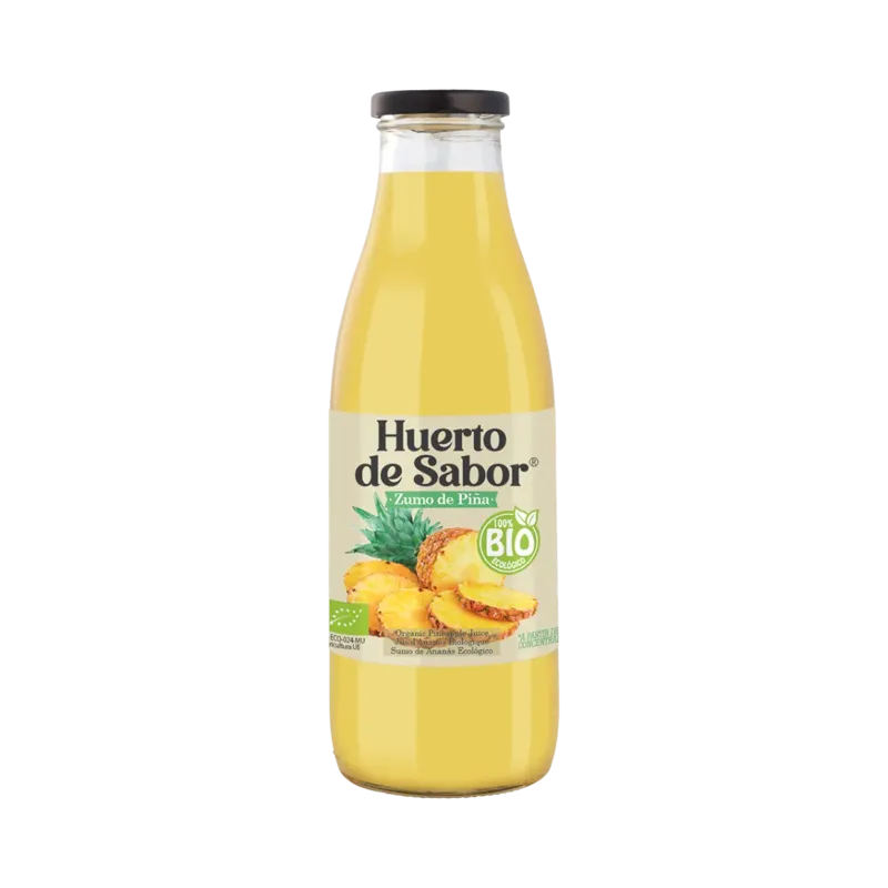 Zumo de Piña BIO Botella 750 ml · 12 unidades · La Fragua