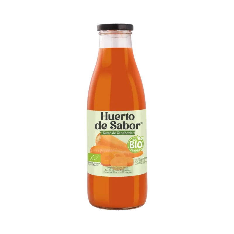 Zumo de Zanahoria BIO Botella 750 ml · 12 unidades · La Fragua