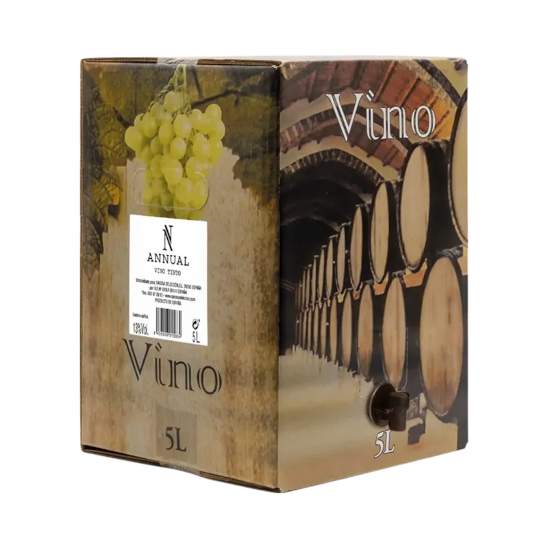 Vino Tinto Joven Bag-In-Box 5 L 13% Vol. Año 2025 · La Fragua