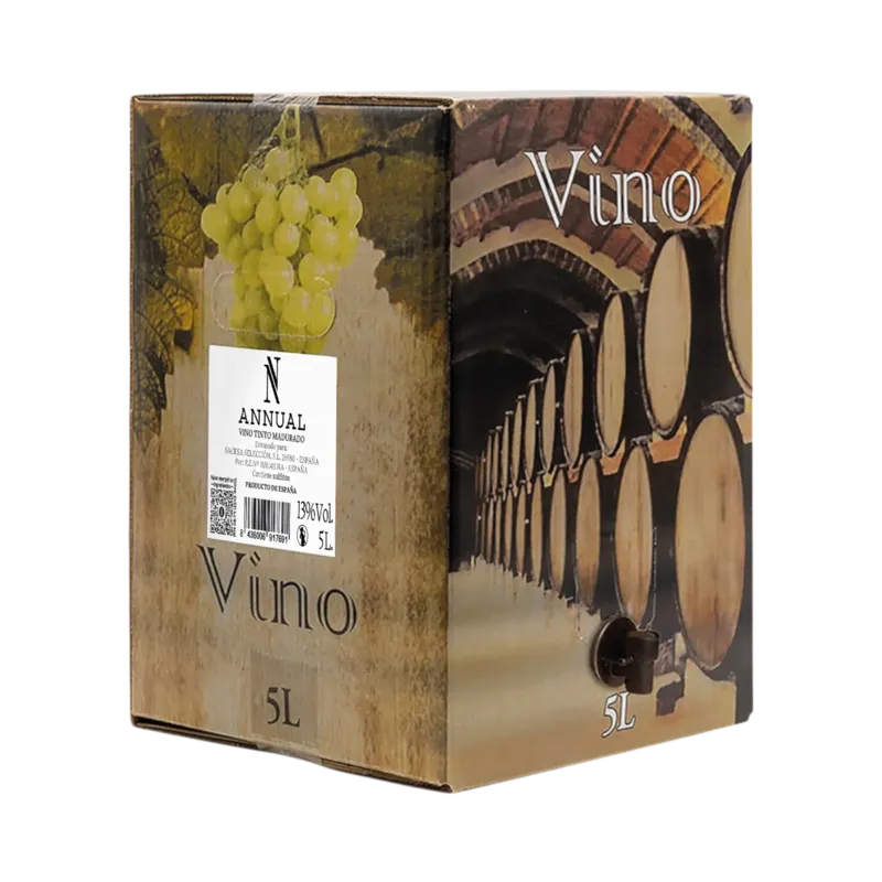 Vino Tinto Madurado Bag-In-Box 5 L 13% Vol. Año 2024 · La Fragua