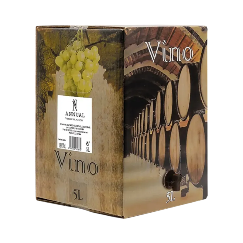Vino Blanco Bag-In-Box 5 L 12% Vol. Año 2025 · La Fragua