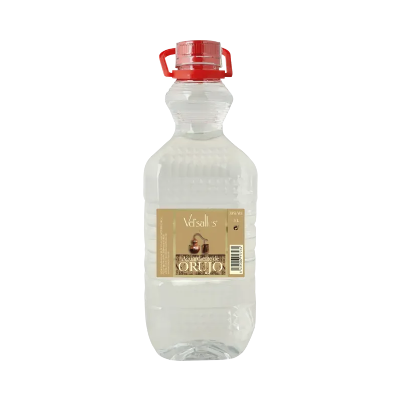 Aguardiente de Orujo Garrafa 3 L 38% Vol. · 4 unidades · La Fragua