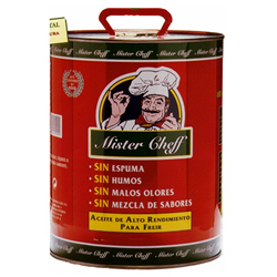 Aceite Vegetal Mister Chef Bidon 25 LTS · 25 unidades · Aceman