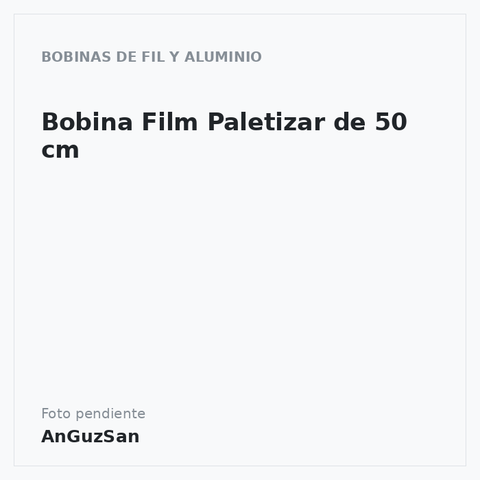 Bobina Film Paletizar de 50 cm · Vifra
