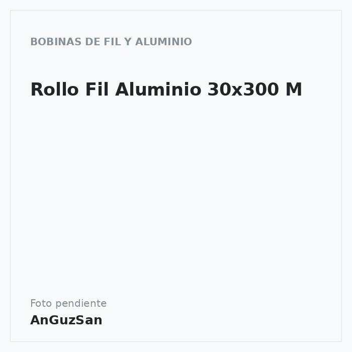 Rollo Fil Aluminio 30x300 M · Vifra