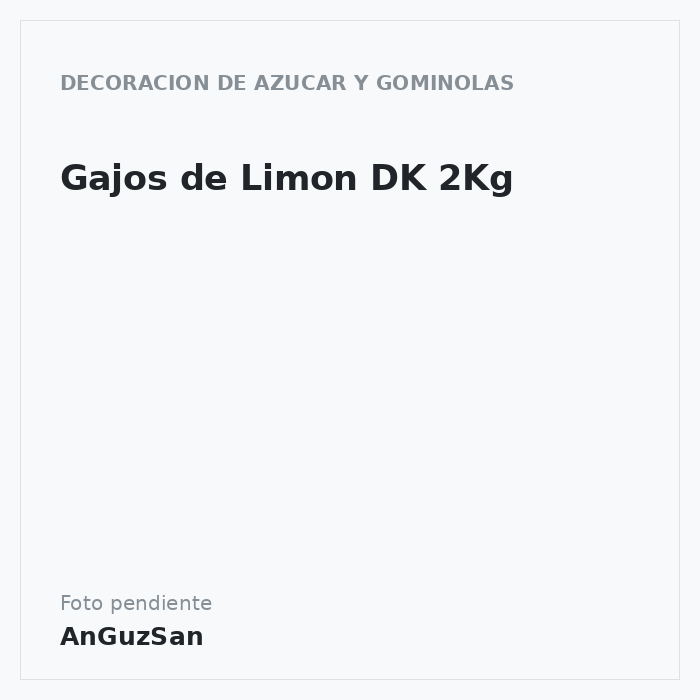 Gajos de Limon DK 2Kg · Vifra