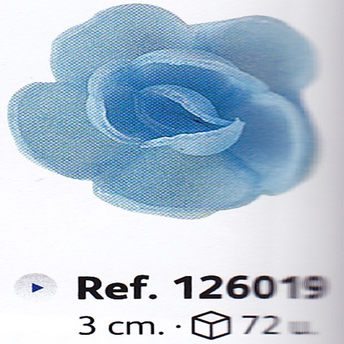126019 Rosa Azul Mini C/ 72 Ud · 72 unidades · Dekora