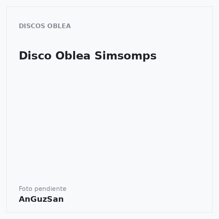 Disco Oblea Simsomps · Dekora